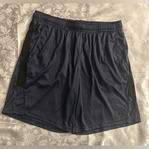 Men's All in Motion Qwick-dry Athletic Shorts Navy Blue,Size Large (36-38)